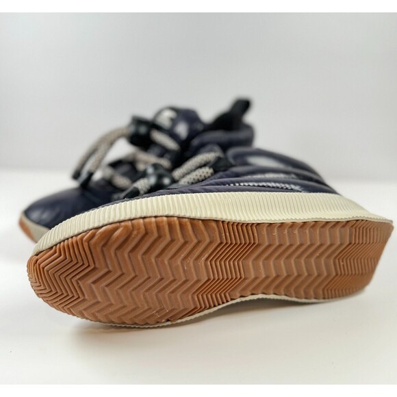 Sorel Out N About Puffy Lace Boots Womens Blue Ankle Insulated Winter Size 11 - Picture 4 of 7